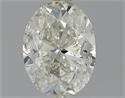 1.59 quilates, Ovalado Diamante , Color H, claridad SI2 y certificado por EGL