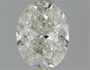 Picture of 1.59 Carats, Oval Diamond with  Cut, H Color, SI2 Clarity and Certified by EGL