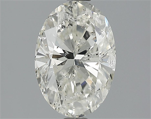 Picture of 2.12 Carats, Oval Diamond with  Cut, G Color, SI2 Clarity and Certified by EGL