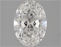 2.01 Carats, Oval Diamond with  Cut, D Color, SI2 Clarity and Certified by EGL