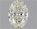 2.01 Carats, Oval Diamond with  Cut, H Color, SI1 Clarity and Certified by EGL