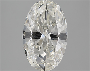 Picture of 3.01 Carats, Oval Diamond with  Cut, F Color, VVS2 Clarity and Certified by EGL
