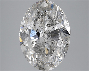 Picture of 5.81 Carats, Oval Diamond with  Cut, F Color, SI3 Clarity and Certified by EGL