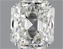 0.73 Carats, Radiant Diamond with  Cut, H Color, VVS2 Clarity and Certified by GIA