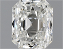 0.73 Carats, Radiant Diamond with  Cut, G Color, VS1 Clarity and Certified by GIA