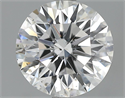 2.01 Carats, Round Diamond with Excellent Cut, F Color, SI2 Clarity and Certified by GIA