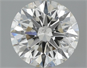 2.13 quilates, Redondo Diamante , Color H, claridad SI2 y certificado por GIA