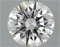 1.06 Carats, Round Diamond with Excellent Cut, H Color, SI2 Clarity and Certified by GIA
