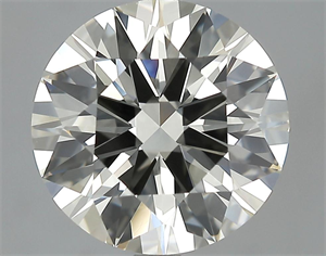 Picture of 4.40 Carats, Round Diamond with Very Good Cut, L Color, IF Clarity and Certified by HRD