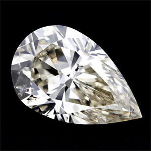 Picture of 8.03 Carats, Pear Diamond with  Cut, L Color, SI2 Clarity and Certified by NONE