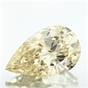 10.03 Carats, Pear Diamond with  Cut, L Color, VVS1 Clarity and Certified by HRD