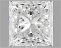 0.90 Carats, Princess Diamond with  Cut, G Color, VS1 Clarity and Certified by GIA
