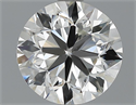 1.50 Carats, Round Diamond with Very Good Cut, I Color, VS2 Clarity and Certified by GIA