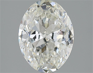 Picture of 3.01 Carats, Oval Diamond with  Cut, I Color, VS2 Clarity and Certified by GIA
