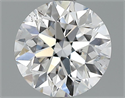 1.51 quilates, Redondo Diamante , Color D, claridad SI1 y certificado por GIA