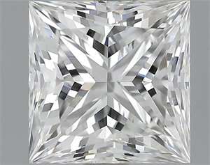 Picture of 1.72 Carats, Princess Diamond with  Cut, F Color, VS1 Clarity and Certified by GIA