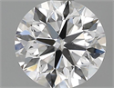 0.70 Carats, Round Diamond with Very Good Cut, D Color, VS1 Clarity and Certified by GIA