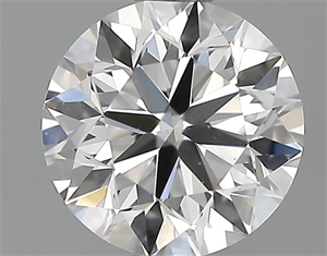 Picture of 0.70 Carats, Round Diamond with Very Good Cut, D Color, VS1 Clarity and Certified by GIA