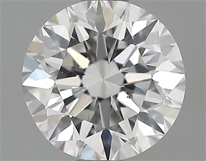 Picture of 0.70 Carats, Round Diamond with Very Good Cut, F Color, VS1 Clarity and Certified by GIA