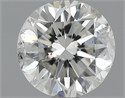 1.00 Carats, Round Diamond with Fair Cut, H Color, SI2 Clarity and Certified by GIA
