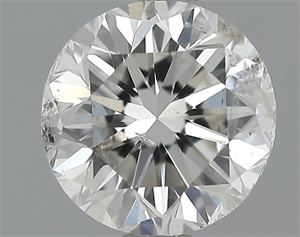 Picture of 1.00 Carats, Round Diamond with Fair Cut, H Color, SI2 Clarity and Certified by GIA