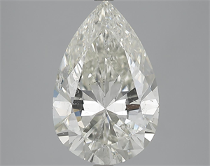 Picture of 5.01 Carats, Pear Diamond with  Cut, K Color, SI2 Clarity and Certified by GIA