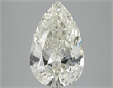 5.01 Carats, Pear Diamond with  Cut, K Color, SI2 Clarity and Certified by GIA
