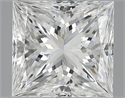 8.06 Carats, Princess Diamond with  Cut, E Color, VS2 Clarity and Certified by GIA