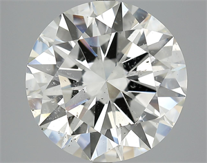 Picture of 10.03 Carats, Round Diamond with Excellent Cut, I Color, SI2 Clarity and Certified by GIA
