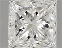 2.01 Carats, Princess Diamond with  Cut, D Color, VVS1 Clarity and Certified by GIA