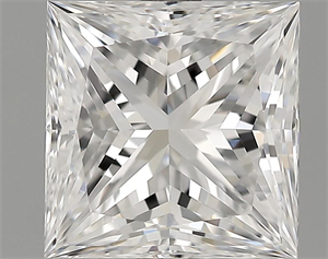 Picture of 2.01 Carats, Princess Diamond with  Cut, D Color, VVS1 Clarity and Certified by GIA