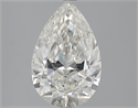 3.13 Carats, Pear Diamond with  Cut, I Color, SI1 Clarity and Certified by GIA