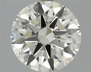 Picture of 3.01 Carats, Round Diamond with Excellent Cut, L Color, VS1 Clarity and Certified by GIA