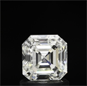 1.00 quilates, Asscher Diamante , Color K, claridad VVS2 y certificado por GIA