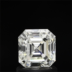 Picture of 1.00 Carats, Asscher Diamond with  Cut, K Color, VVS2 Clarity and Certified by GIA