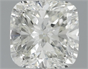 1.51 Carats, Cushion Diamond with  Cut, I Color, SI1 Clarity and Certified by GIA