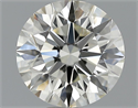 1.01 Carats, Round Diamond with Excellent Cut, K Color, SI2 Clarity and Certified by GIA