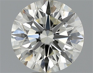 Picture of 1.01 Carats, Round Diamond with Excellent Cut, K Color, SI2 Clarity and Certified by GIA