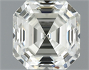 1.05 Carats, Asscher Diamond with  Cut, H Color, VVS2 Clarity and Certified by GIA