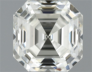 Picture of 1.05 Carats, Asscher Diamond with  Cut, H Color, VVS2 Clarity and Certified by GIA