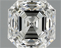 1.01 Carats, Asscher Diamond with  Cut, E Color, VS2 Clarity and Certified by GIA