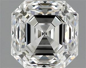 Picture of 1.01 Carats, Asscher Diamond with  Cut, E Color, VS2 Clarity and Certified by GIA