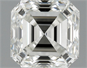 1.04 Carats, Asscher Diamond with  Cut, F Color, VS1 Clarity and Certified by GIA