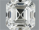 1.04 Carats, Asscher Diamond with  Cut, E Color, VVS1 Clarity and Certified by GIA