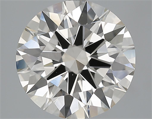 Picture of 5.07 Carats, Round Diamond with Excellent Cut, K Color, VVS2 Clarity and Certified by GIA