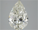 5.03 Carats, Pear Diamond with  Cut, K Color, SI2 Clarity and Certified by GIA