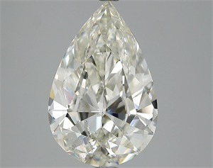 Picture of 5.03 Carats, Pear Diamond with  Cut, K Color, SI2 Clarity and Certified by GIA