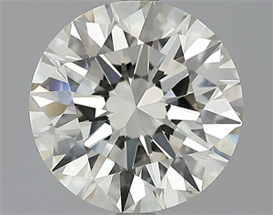 Picture of 3.27 Carats, Round Diamond with Excellent Cut, L Color, VVS2 Clarity and Certified by GIA