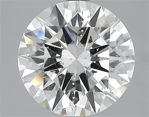 Picture of 3.57 Carats, Round Diamond with Excellent Cut, D Color, SI2 Clarity and Certified by IGI