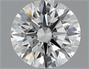 2.33 quilates, Redondo Diamante , Color D, claridad VVS1 y certificado por GIA